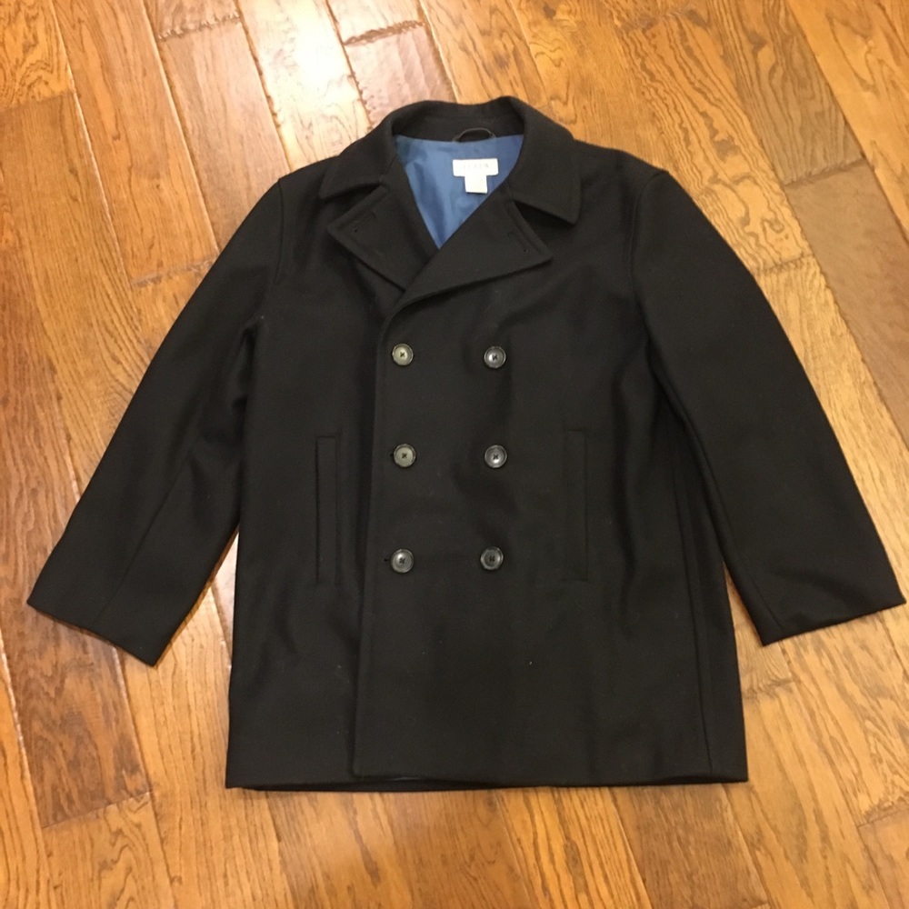 JCrew Mens Large Double Breasted Peacoat